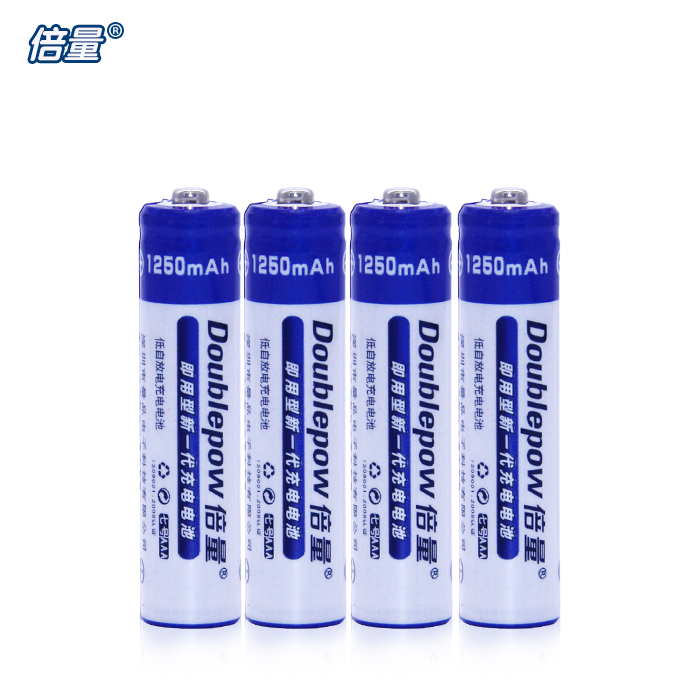 倍量可充电电池7号 4节1250毫安玩具鼠标镍氢1.2vAAA七号充电电池产品展示图4