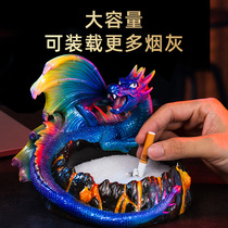 Household ashtray Living room creative personality trend office bedroom ashtray fashion atmosphere luxury cigarette butt storage