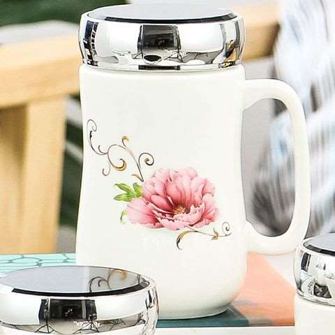 Lovely ceramic cup with cover ideas without a run of household glass cup coffee cup duo la tea fashion trends