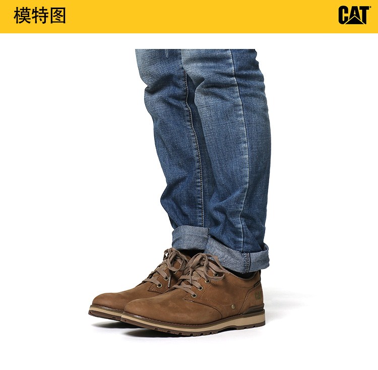 cat卡特 专柜同款 男子牛皮革休闲鞋p718508f3mmy40_7折现价988元