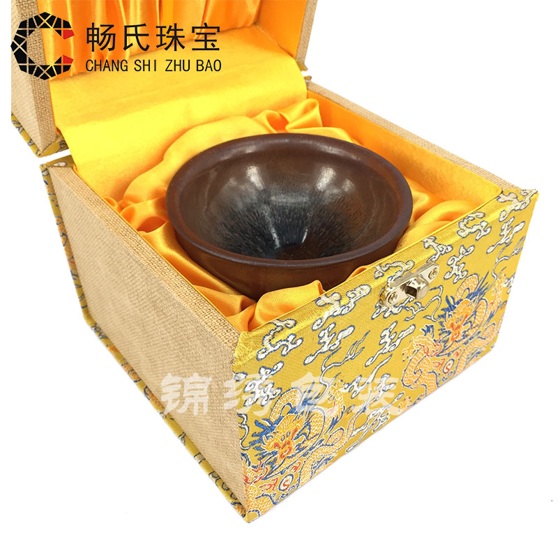 Wooden JinHe custom porcelain collectables - autograph the penjing collection packing box large gift gift box package of mail