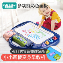 Childrens painting drawing board Large childrens color writing board Baby toy magnetic pen Magnetic graffiti board 1 year old 3 girls