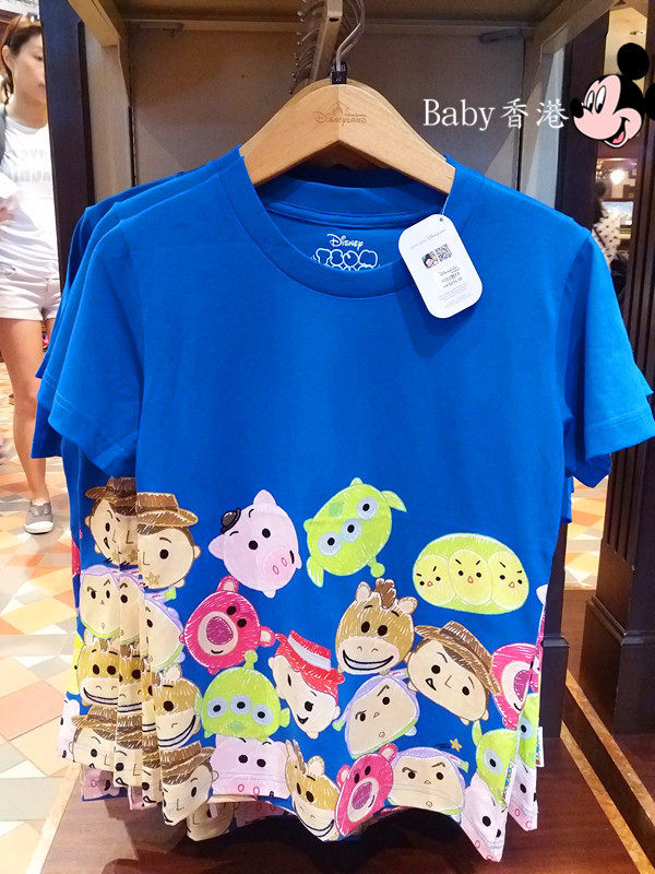 香港迪士尼乐园正品tusm米奇米妮 卡通男女款短袖t恤夏季休闲上衣_7折