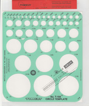 Original IMPORTED AMERICAN TIMEELY TEMI T-104 Englishn ROUND JEWELRY Jewelry Drawing Template