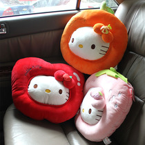Genuine hello kitty Hello kitty pillow plush toy multi-purpose pillow cushion Tanabata Valentines Day gift