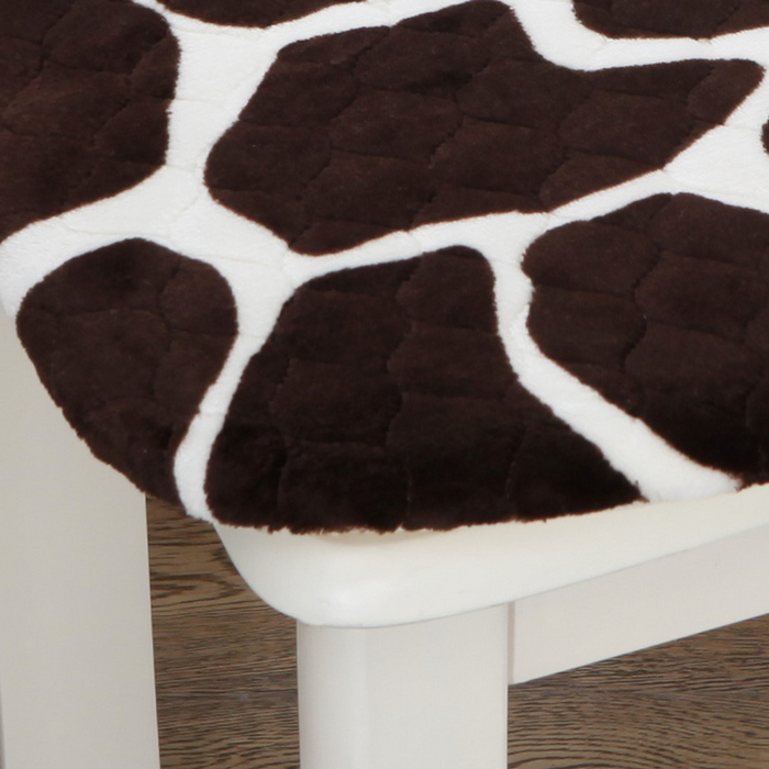 保暖珊瑚绒汽车座垫超柔办公室餐椅垫防滑沙发垫椅子坐垫产品展示图2