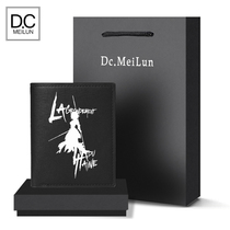 Mens wallet 2020 new degaussing multi-blocking students Japan-ROK short wallet card bag integrated folding wallet