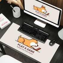 Computer Mouse Pad Pvc Cute Girls Cartoon Waterproof Thickened Art Computer Desk Mat Keyboard Mat