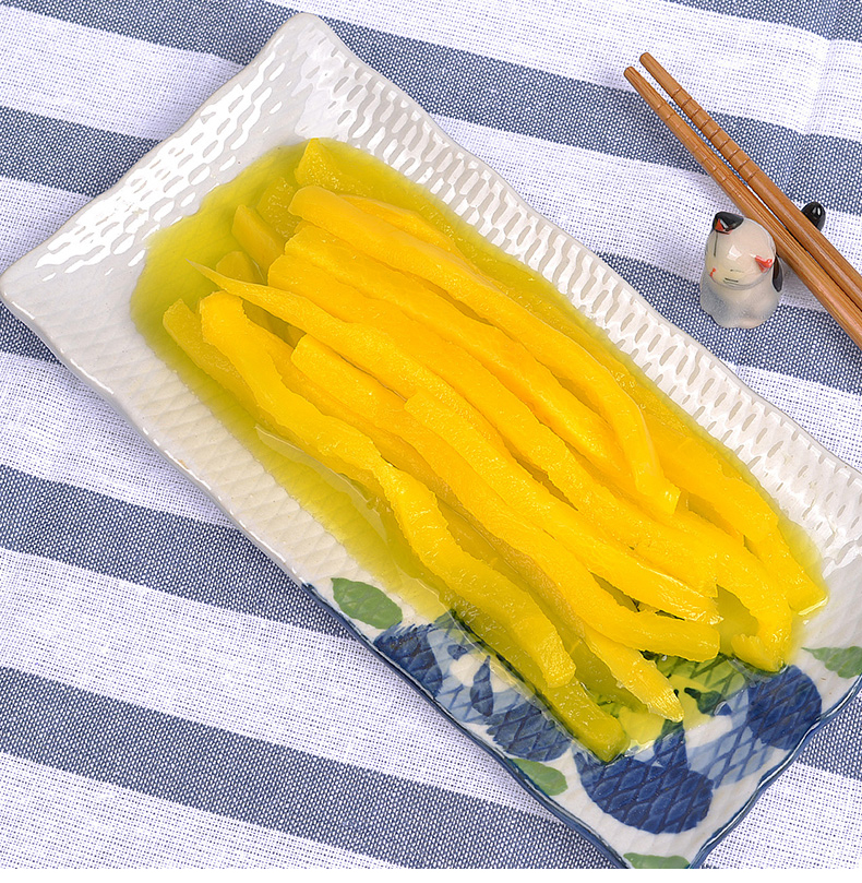 长源酸萝卜条紫菜包饭材料寿司食材金大根/寿司条大根条400克