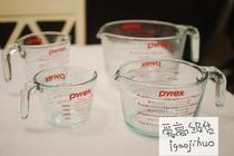 Spot American Pyrex glass measuring cup set 250ml 500ml 1000ml 2000ml