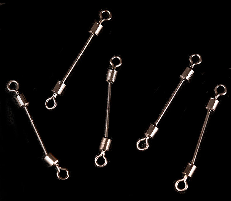 开口快速连接器8字别针胶圈转环铅皮座双头o形橡金属垂钓配件渔具