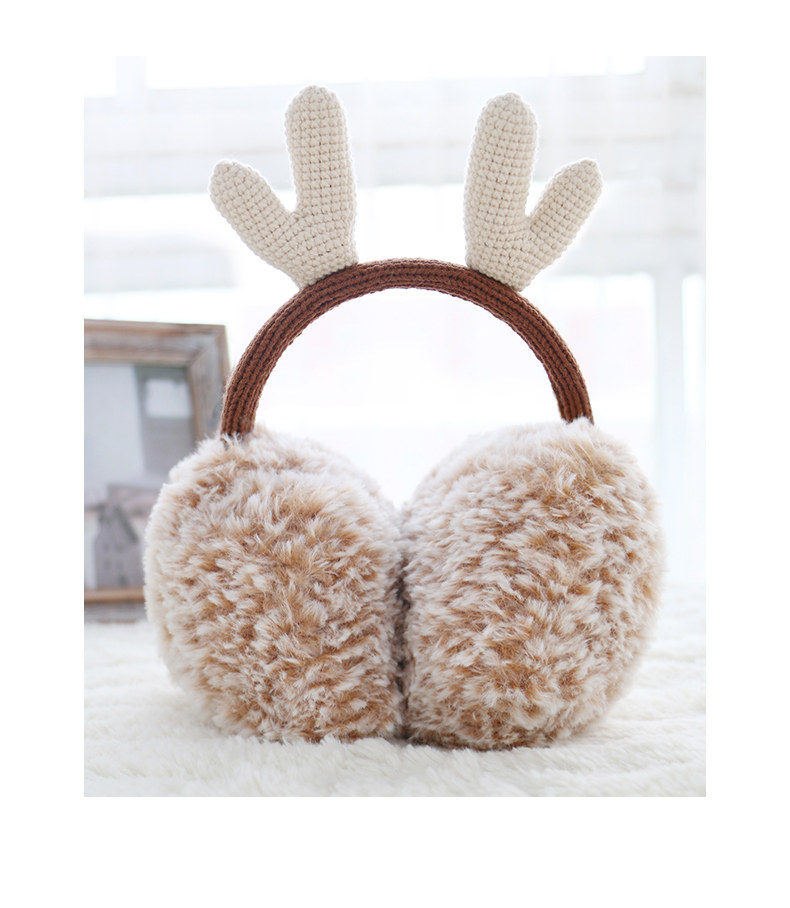 【10套起售】手工编织diy动物耳罩毛线材料包宝宝耳罩可调节大小送