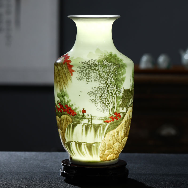 Jingdezhen ceramics floret bottle furnishing articles dried flower arranging flowers Chinese wine sitting room adornment TV ark, crafts