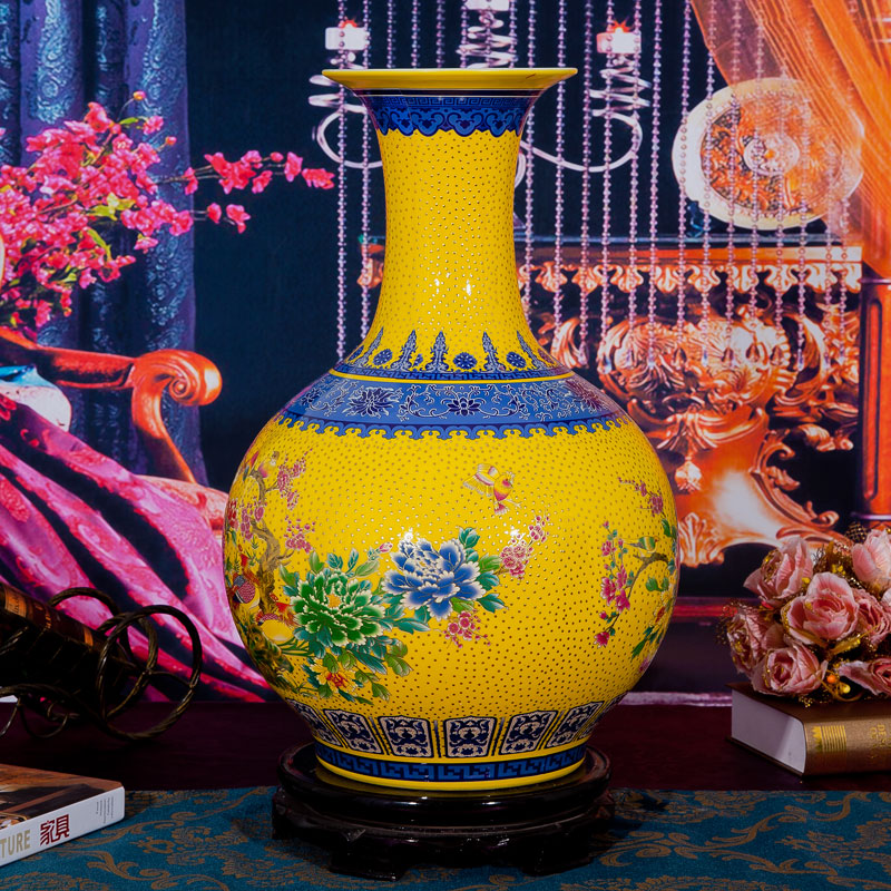 Jingdezhen ceramic sitting room ground put vase in the contracted and I European new homes home furnishing articles decorative arts and crafts