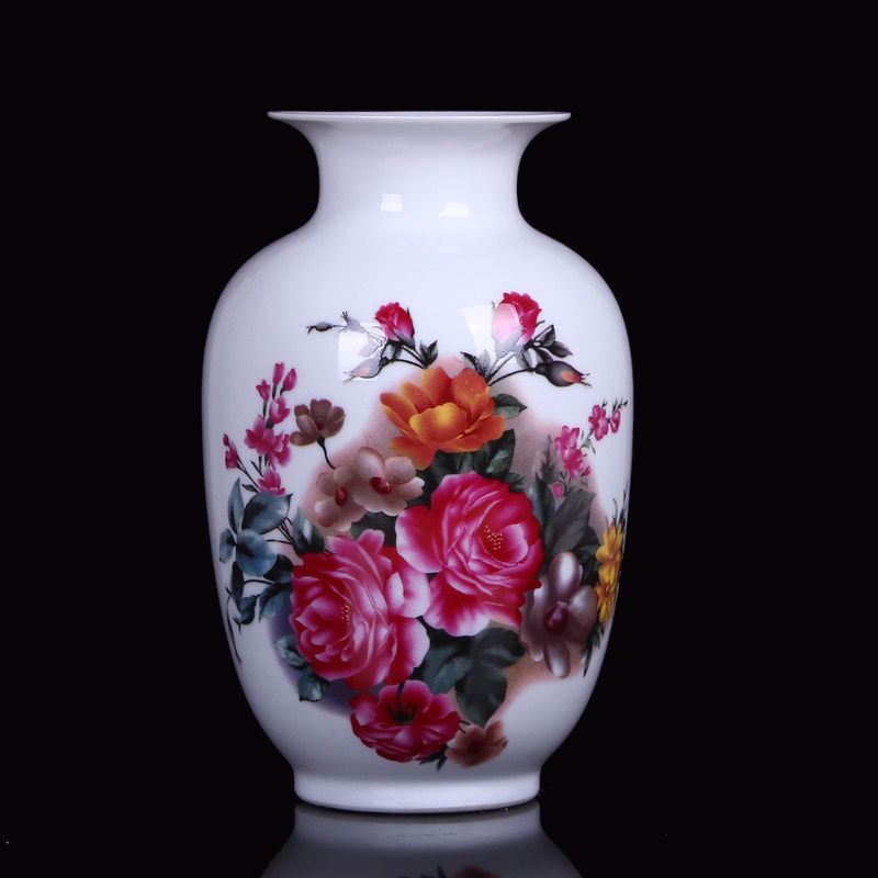 Jingdezhen ceramic vases, home furnishing articles home sitting room place crafts flower vases sitting room dining - room furnishing articles