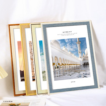 Modern style photo frame hanging wall picture frame mounted 4k8k puzzle frame a3a4 poster oil picture outer frame 24 inch 12 inch 16