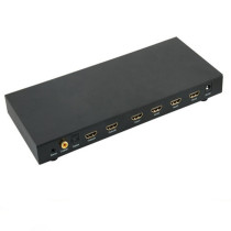HDMI four-in-two-out true matrix plus digital fiber coaxial audio separation matrix switcher amplified