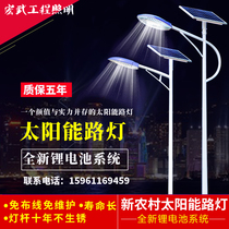 Solar Street Lamp Lithium Battery 6 m Outdoor Lights New Rural Courtyard Home Led Waterproof Street Lamp Pole 100w Ultra Bright