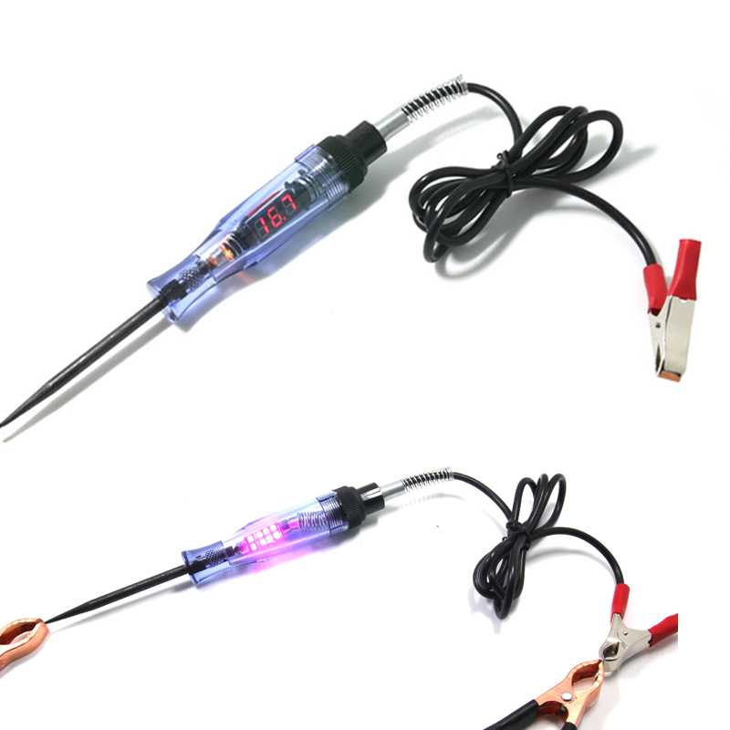 Car maintenance special test light test pen Multi-function LED test pen Circuit test test pen Digital display pen