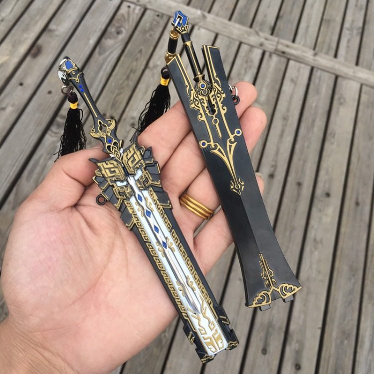 包邮新款小剑短汉剑袖珍破月宝剑秦王摆设龙泉影视兵器随身未开刃