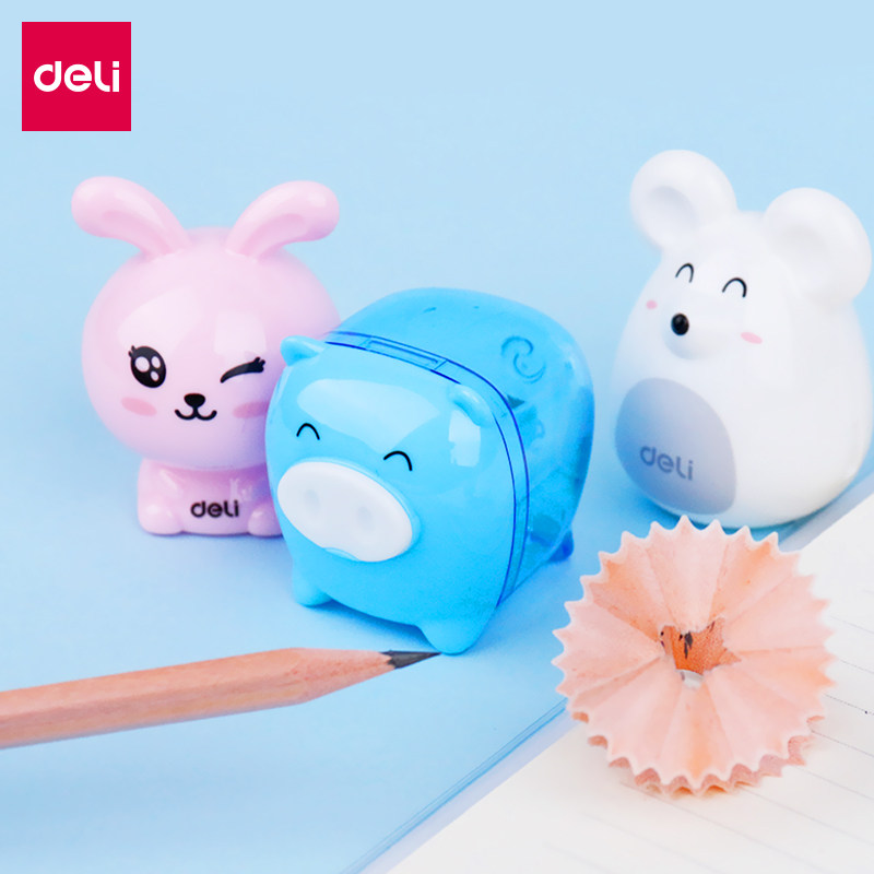 48 pas of effective mini pencil sharpeners for pupils, children's pencil sharpeners, pencil sharpeners, pencil sharpeners, simple cartoon cute candy color kindergarten small pencil sharpeners, stationery wholesale