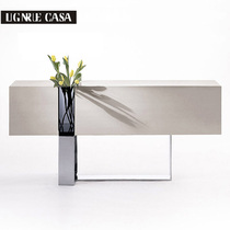 High-end modern minimalist creative fashion sideboard locker decorative cabinet flower arrangement porch cabinet hall cabinet furniture