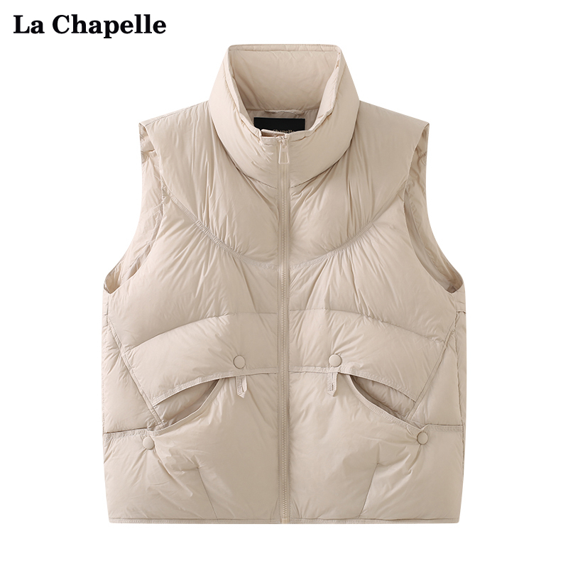 Lasciabel La Chapelle winter new design sensation pocket collar down horse jacket woman thickened-Taobao