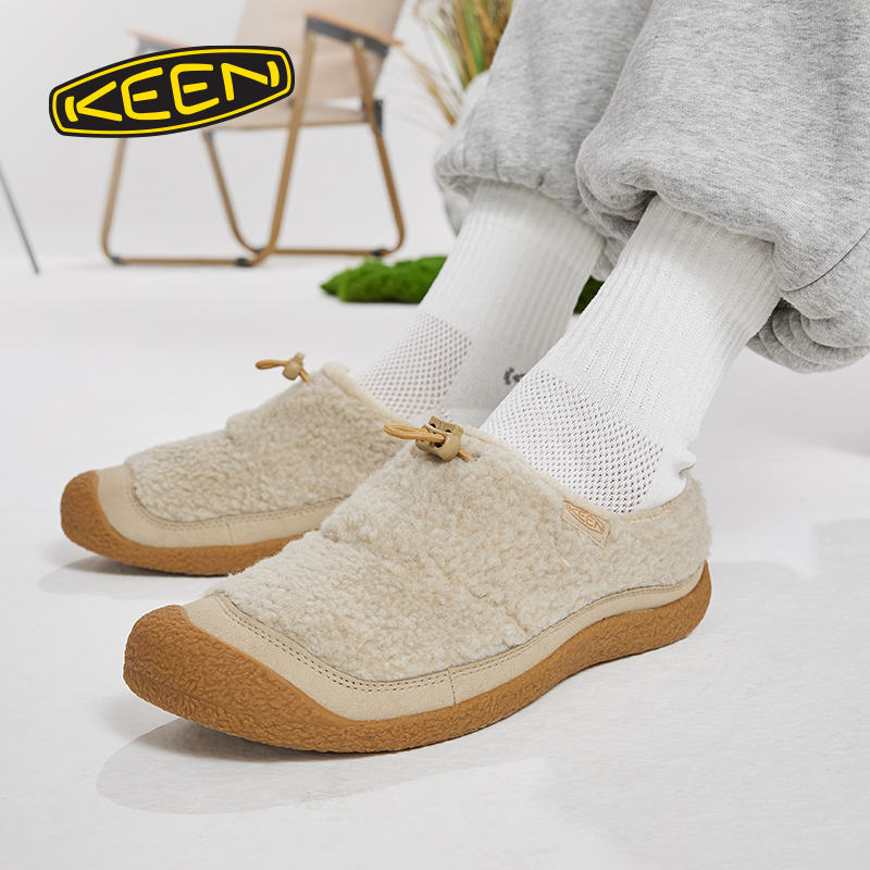 KEEN Official HOWSER III SLIDE Men and women Warm-Foot-Foot-foot-Airy Shoes Little Goat-Taobao