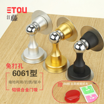 Japan Eto etou indoor bedroom bathroom non-perforated strong magnetic buffer buffer anti-collision door suction wall suction door stop
