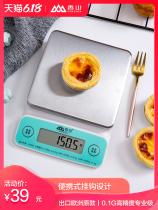 Xiangshan kitchen scale Baking electronic scale Household table scale Gram scale precision 0 1g jewelry scale food scale cake weighing