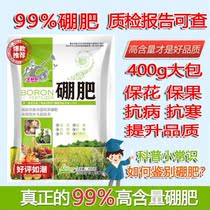 Boron fertilizer foliar fertilizer water-soluble borax agricultural boron fruit tree boric acid trace elements efficient spray original shipment 400g