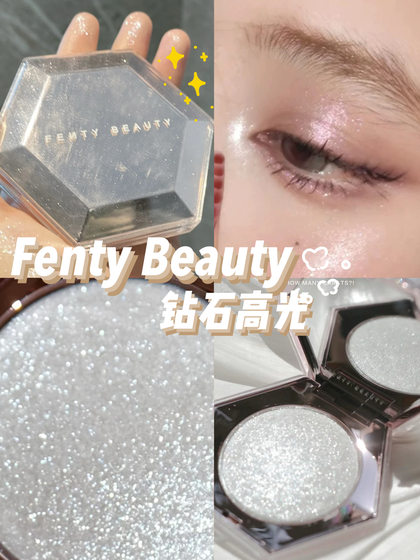 Fenty Beauty Rihanna 다이아몬드 하이라이트 흑백 진주 브라이트닝 공식 8g/미니 중소형 샘플 2.8g Fenty Beauty Rihanna 다이아몬드 하이라이트 흑백 진주 브라이트닝 공식 8g/미니 중소형 샘플 2.8g