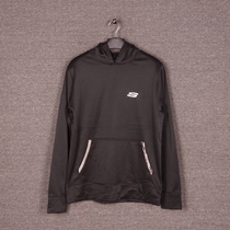 Mi Guo tearing home mens sports leisure solid color hooded sweater jumper size is too large