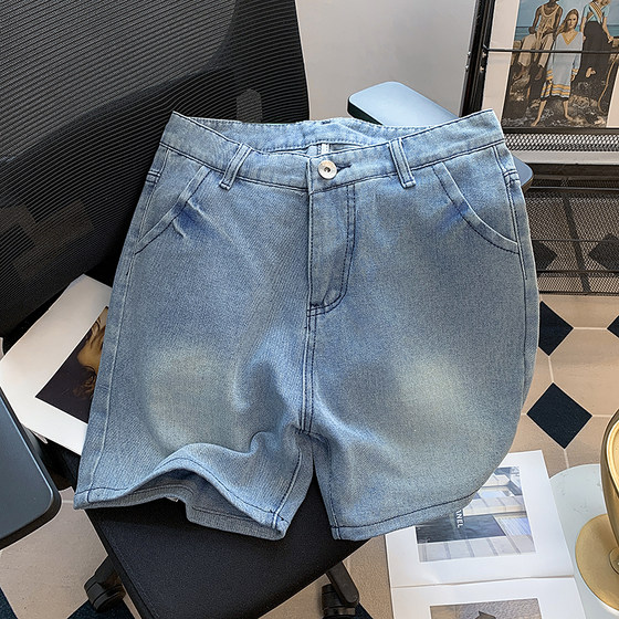 Denim shorts men's summer thin 2024 new quarter-finger pants trendy brand ins Hong Kong style Korean style trendy medium pants
Denim shorts men's summer thin 2024 new quarter-finger pants trendy brand ins Hong Kong style Korean style trendy medium pants