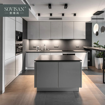 Hong Kong Shenzhen whole kitchen cabinet custom modern simple cabinet custom kitchen cabinet whole house furniture design decoration
