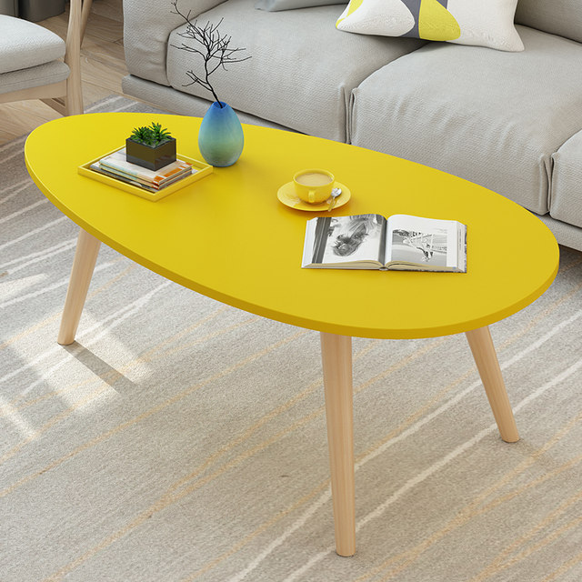 ໂຕະກາເຟ Nordic ງ່າຍດາຍທີ່ທັນສະໄຫມ mini in style ຕາຕະລາງຂະຫນາດນ້ອຍ round table side sofa side cabinet corner tableside bed simple