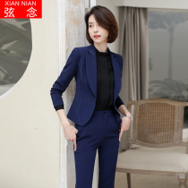 Business suit womens suit fashion British style Korean version of the sale of work clothes Tooling suit suit suit for women 2021 spring