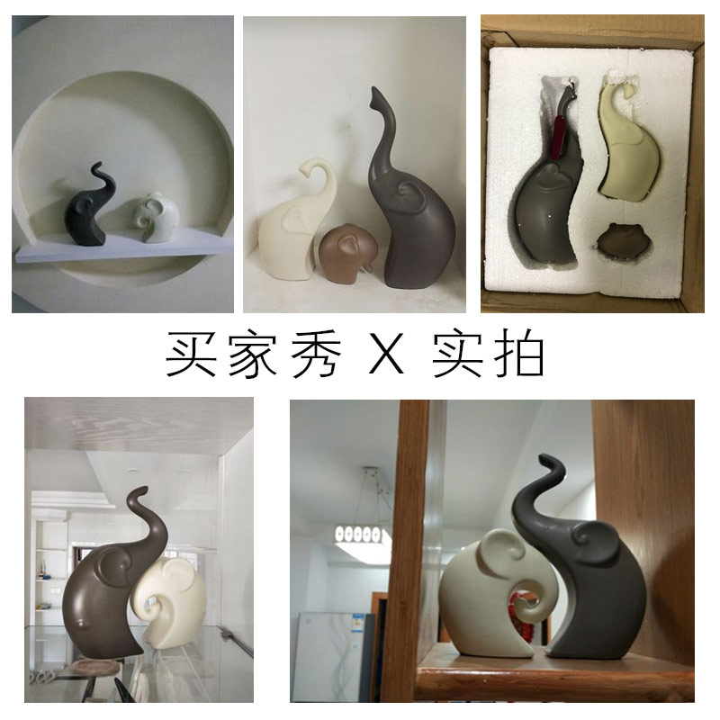 Contracted Europe type creative household act the role ofing is tasted, the sitting room TV ark, wine a ceramic decoration furnishing articles auspicious happiness