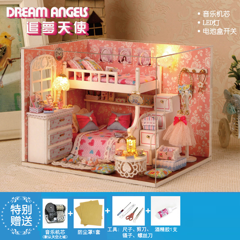 Children S And Girls Toys 3d Three Dimensional Puzzles Girl Princess Diy Wooden Manual Model Puzzle 8 9 10 11 Years Old