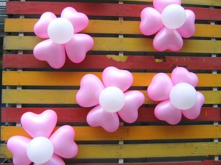 结婚用品氢气球求婚心形爱心婚庆造型汽球婚房布置装饰加厚珠光