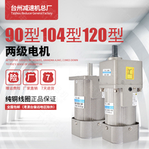 2-stage 2800 rpm optical axis speed motor Two-stage drive gear motor single-phase 220 three-phase 380