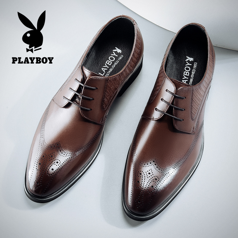 Playboy мужской летних деловых платьев обуви британских мужчин действительно Pibuluoke полая обувь Корейской мод Изображение 1 Playboy мужской летних деловых платьев обуви британских мужчин действительно Pibuluoke полая обувь Корейской мод Изображение 1
