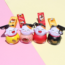 Cat keychain pendant with Bell car door women Japanese small hanging decoration cute door key pendant female