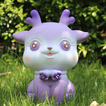 Small deer deposit money pot children boys girls savings tank anti-fall womens storage pot large capacity can be saved with zero money pot