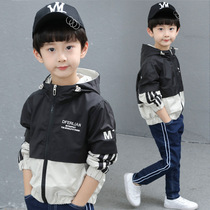 Boys autumn coat 2021 New Korean version of foreign-style boys leisure children big children spring and autumn clothes