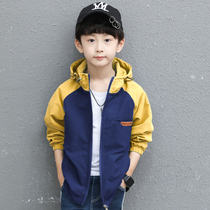 Childrens clothing boy jacket spring clothing 2021 New Korean version of foreign atmosphere big childrens spring and autumn Jacket Boy charge tide