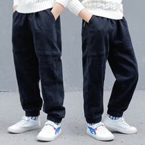 Boys autumn pants 2021 new childrens casual trousers in big childrens sports pants little boy Spring and Autumn Tide childrens clothing
