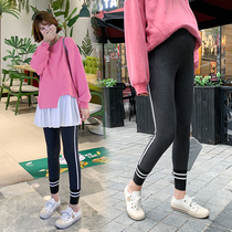 Pregnant women leggings autumn 2021 fashion women wear Korean version slim autumn thin maternity pants autumn and winter pants