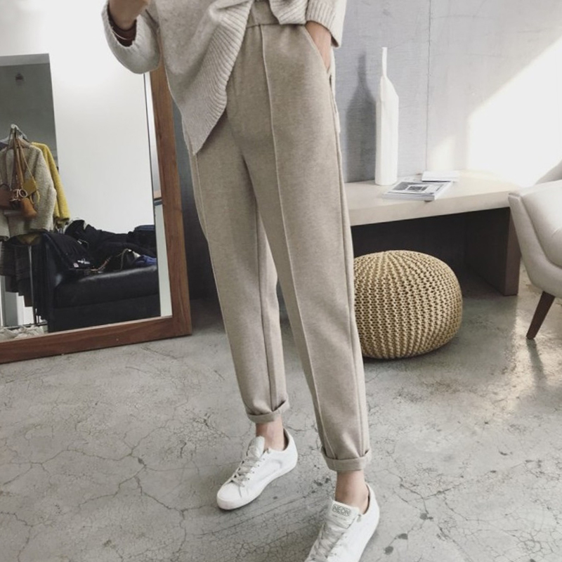 Pants 2022 new loose skinny pipe pants suit suit small foot pants casual Halen pants