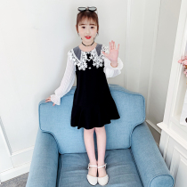 Girl autumn dress 2021 New skirt girl princess dress girl Korean version of the child dress tide